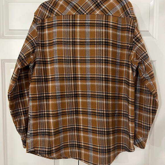 Dickies Long Sleeve Plaid Flannel Button Down Shirt Size Large - Picture 4 of 11